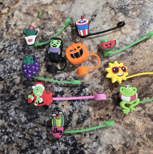 Other - Stanley Straw Toppers Set Of 10 Miscellaneous